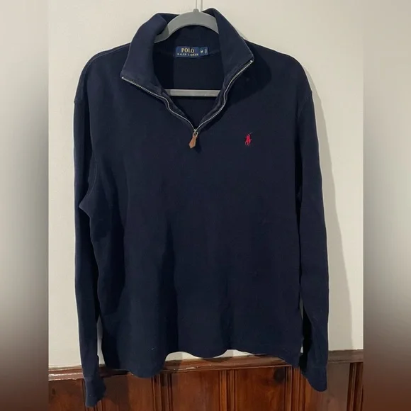Polo Ralph Lauren | Sweaters | Polo By Ralf Lauren Navy Red Logo